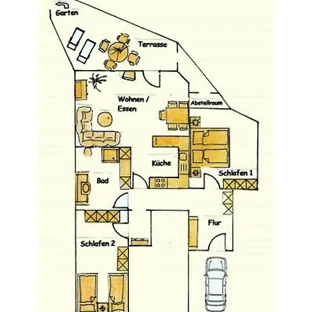With 1 Bedroom 펜션 발스로드